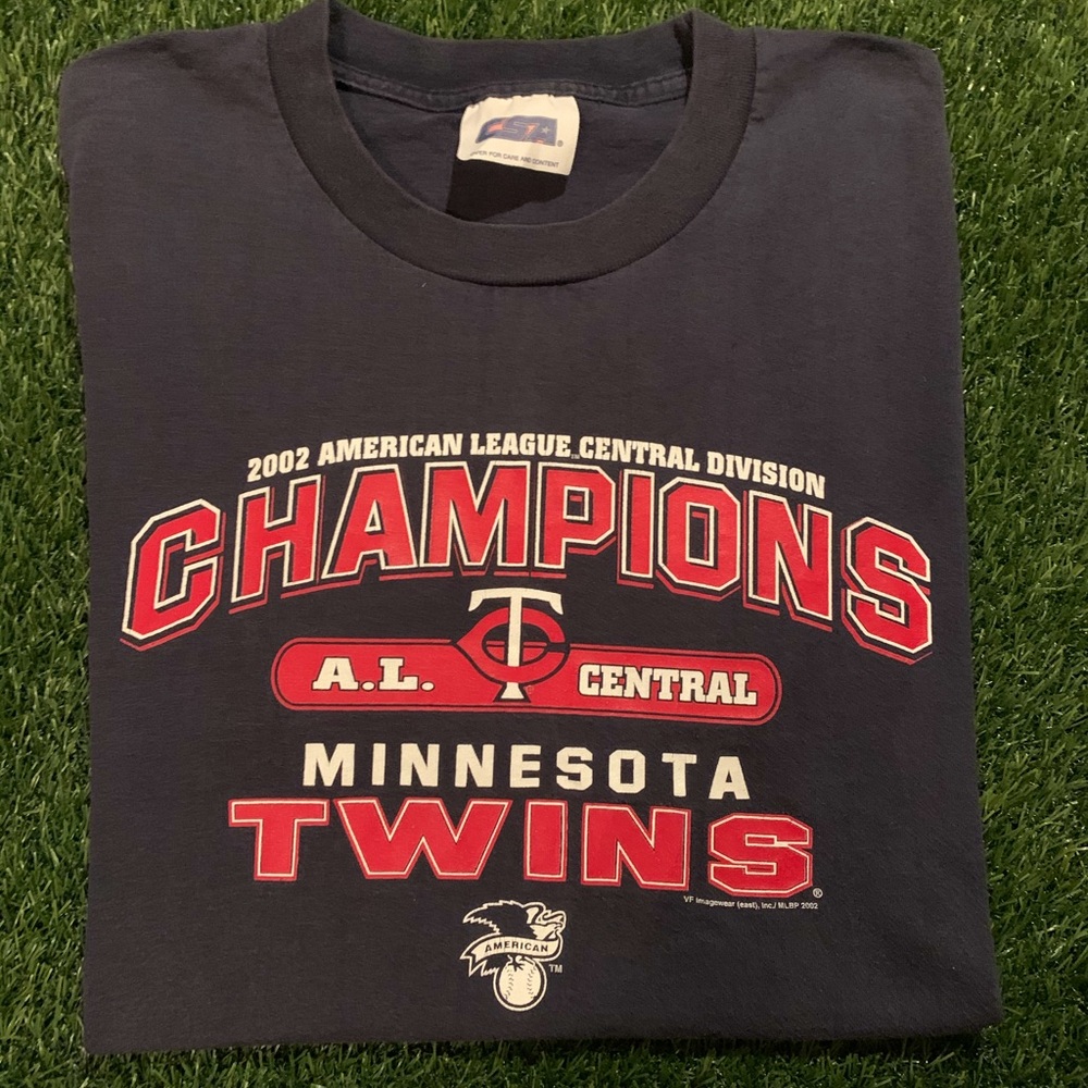 ⚾️VTG Minnesota Twins 2002 AL Central Champs Shirt